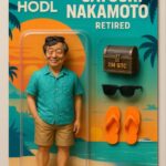 Satoshi Nakamoto action figure