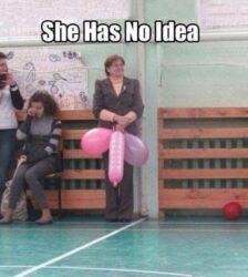 She Has No Idea - Cock & Testicles Balloons