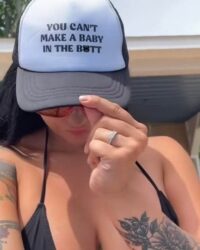 You Can't Make A Baby In The Butt trucker hat
