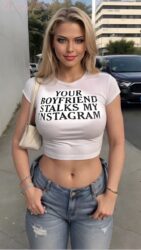 Your Boyfriend Stalks My Instagram shirt