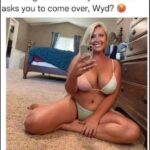Your neighbour sends you this and asks you to come over Wyd