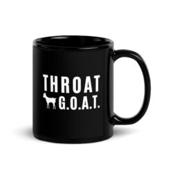 Throat GOAT Black Coffee Mug