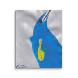 Francoise Gagnon (Cuckoo In The Nest - Gary Hume) Canvas Print