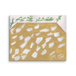 Francoise Gagnon (Geneva Circle Two - Richard Long) Canvas Print