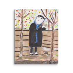 Francoise Gagnon (The Violonist - Dora Holzhandler) Canvas Print