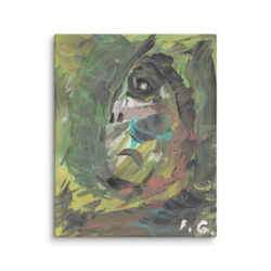 Francoise Gagnon (Head Of A Hostage - Jean Fautrier) Canvas Print