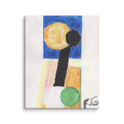 Francoise Gagnon (Abstract Composition - Alexander Rodchenko 1918) Canvas Print
