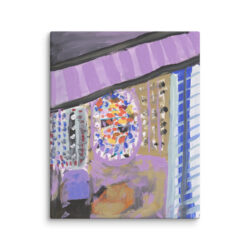 Francoise Gagnon (Massachusetts Chandelier - Pipilotti Rist) Canvas Print
