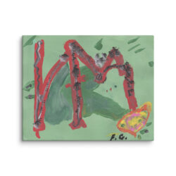 Francoise Gagnon (Tree Of Life - John Hoyland) Canvas Print