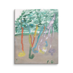Francoise Gagnon (The Ego And The ID - Franz West) Canvas Print