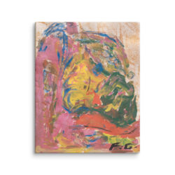 Francoise Gagnon (Corner Piece - Lynda Benglis) Canvas Print
