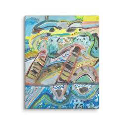Francoise Gagnon (Continuous Landscape - Emily Ferretti) Canvas Print