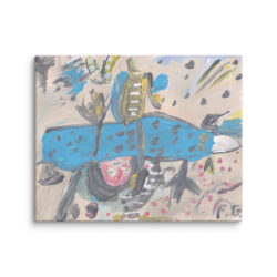 Francoise Gagnon (North Wind - Nathan Feldman) Canvas Print