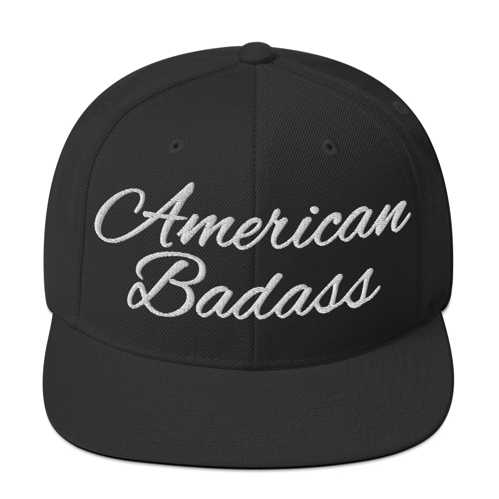 Kid Rock American Badass Flat Brim Snapback Hat