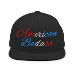 Kid Rock American Badass Flat Brim Snapback Hat