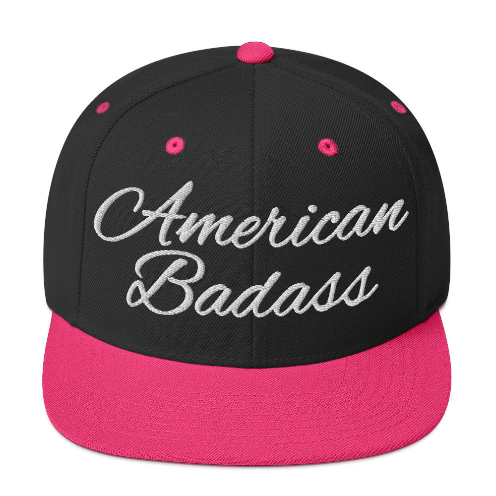 Kid Rock American Badass Flat Brim Snapback Hat - Image 6