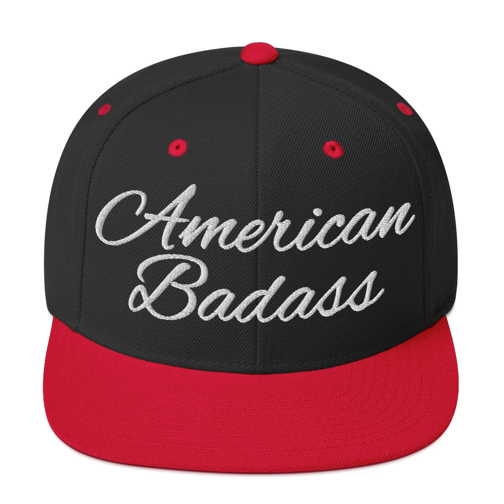 Kid Rock American Badass Flat Brim Snapback Hat - Image 5