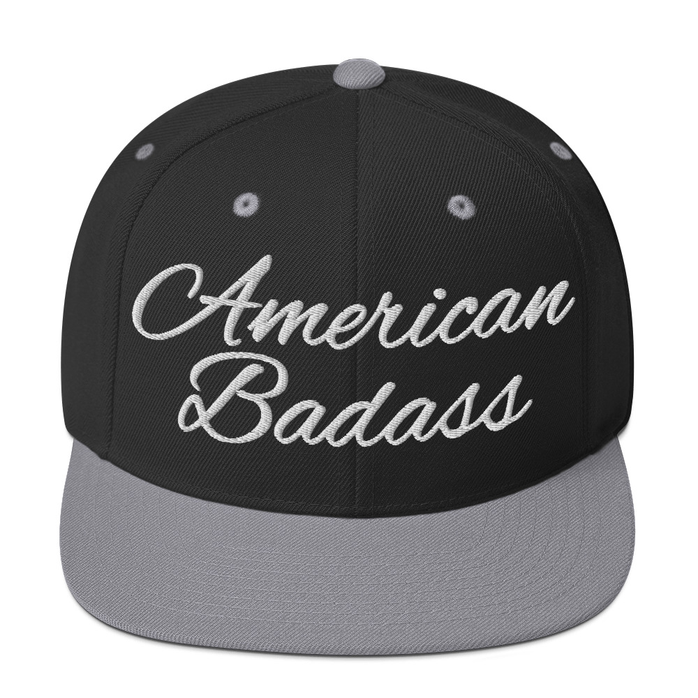 Kid Rock American Badass Flat Brim Snapback Hat - Image 8