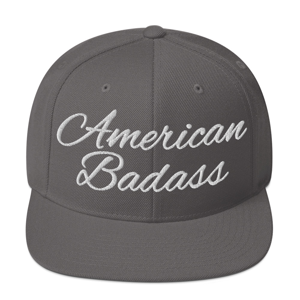 Kid Rock American Badass Flat Brim Snapback Hat - Image 16