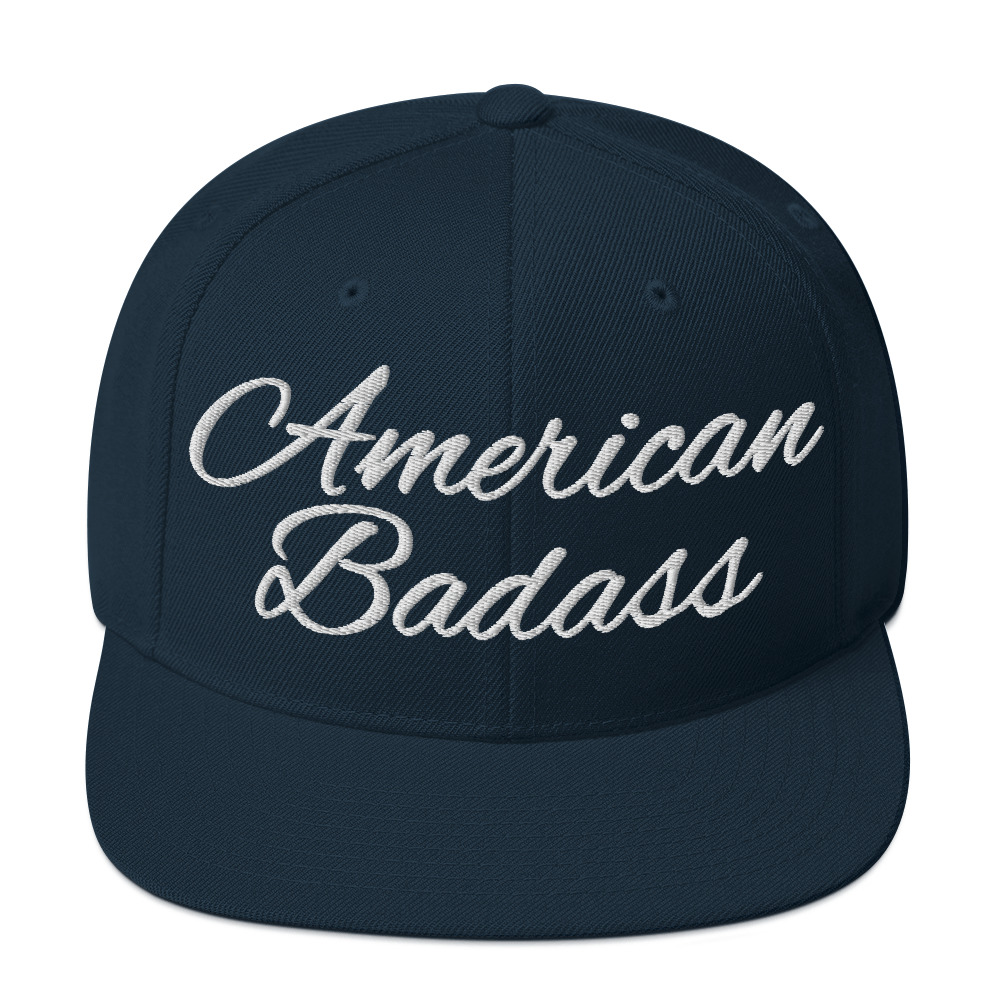 Kid Rock American Badass Flat Brim Snapback Hat - Image 4