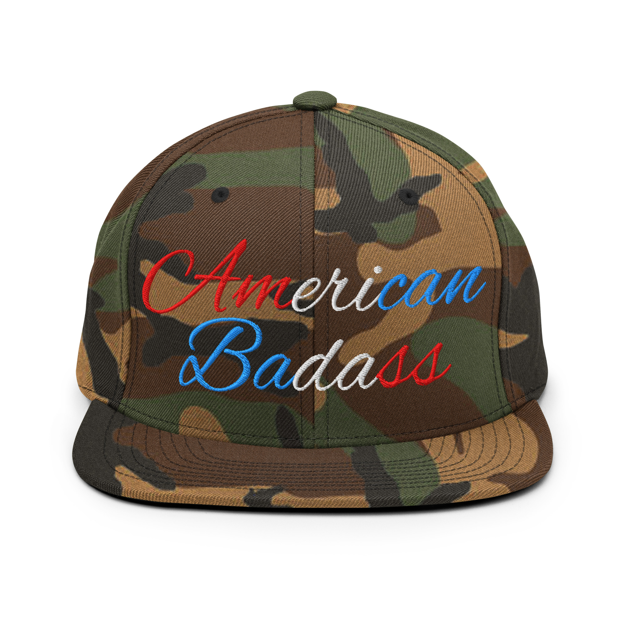 Kid Rock American Badass Flat Brim Snapback Hat - Image 13