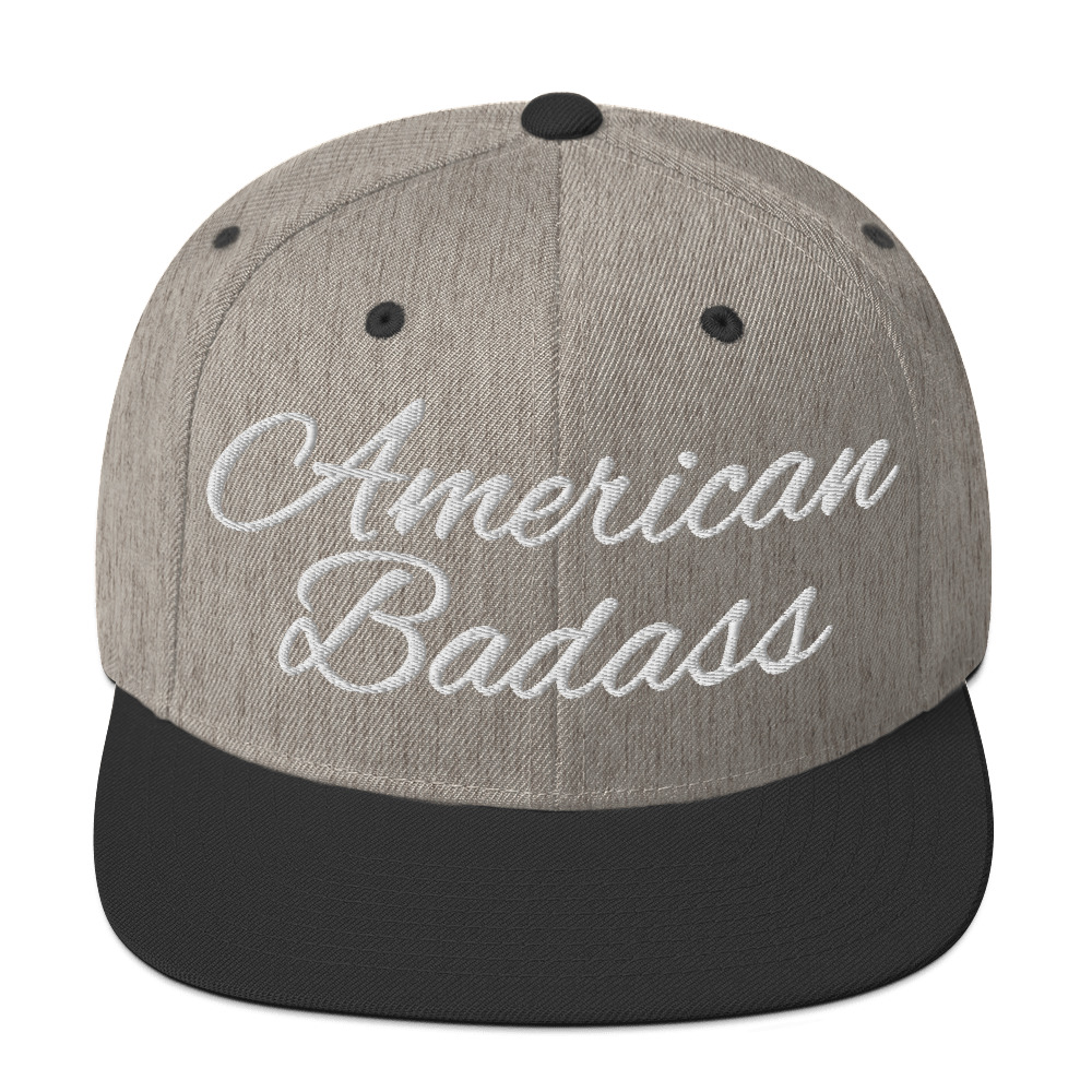 Kid Rock American Badass Flat Brim Snapback Hat - Image 18
