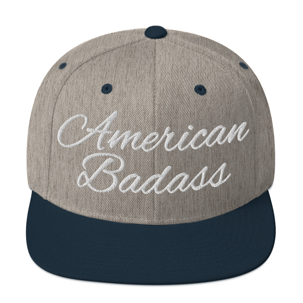 Kid Rock American Badass Flat Brim Snapback Hat - Image 19