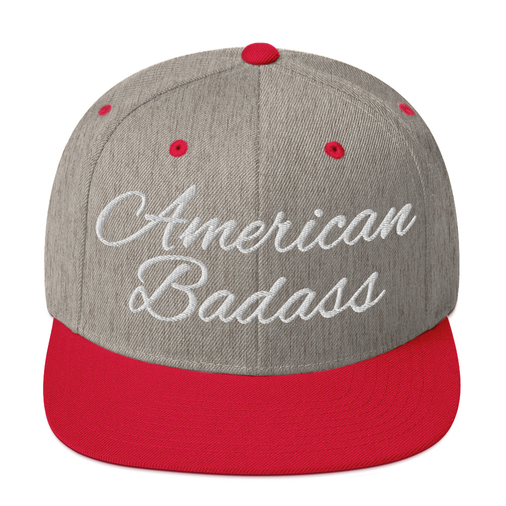 Kid Rock American Badass Flat Brim Snapback Hat - Image 20