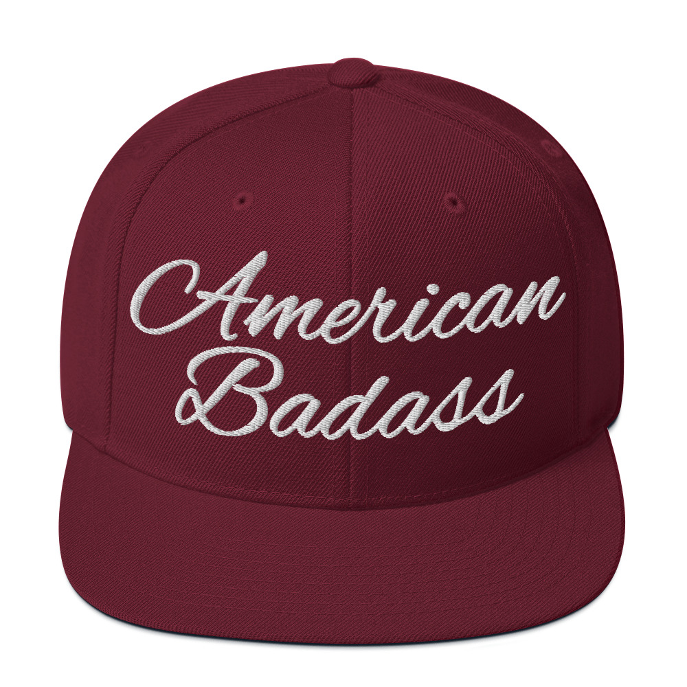 Kid Rock American Badass Flat Brim Snapback Hat - Image 9