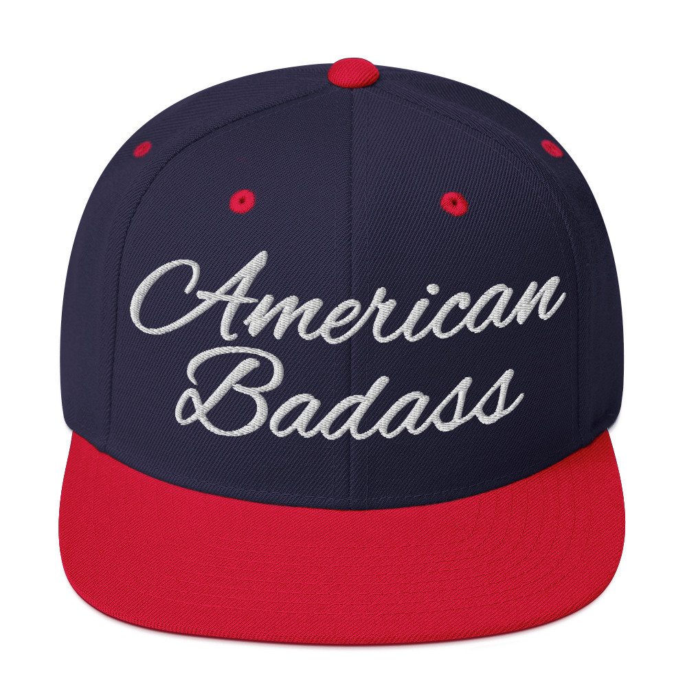 Kid Rock American Badass Flat Brim Snapback Hat - Image 12