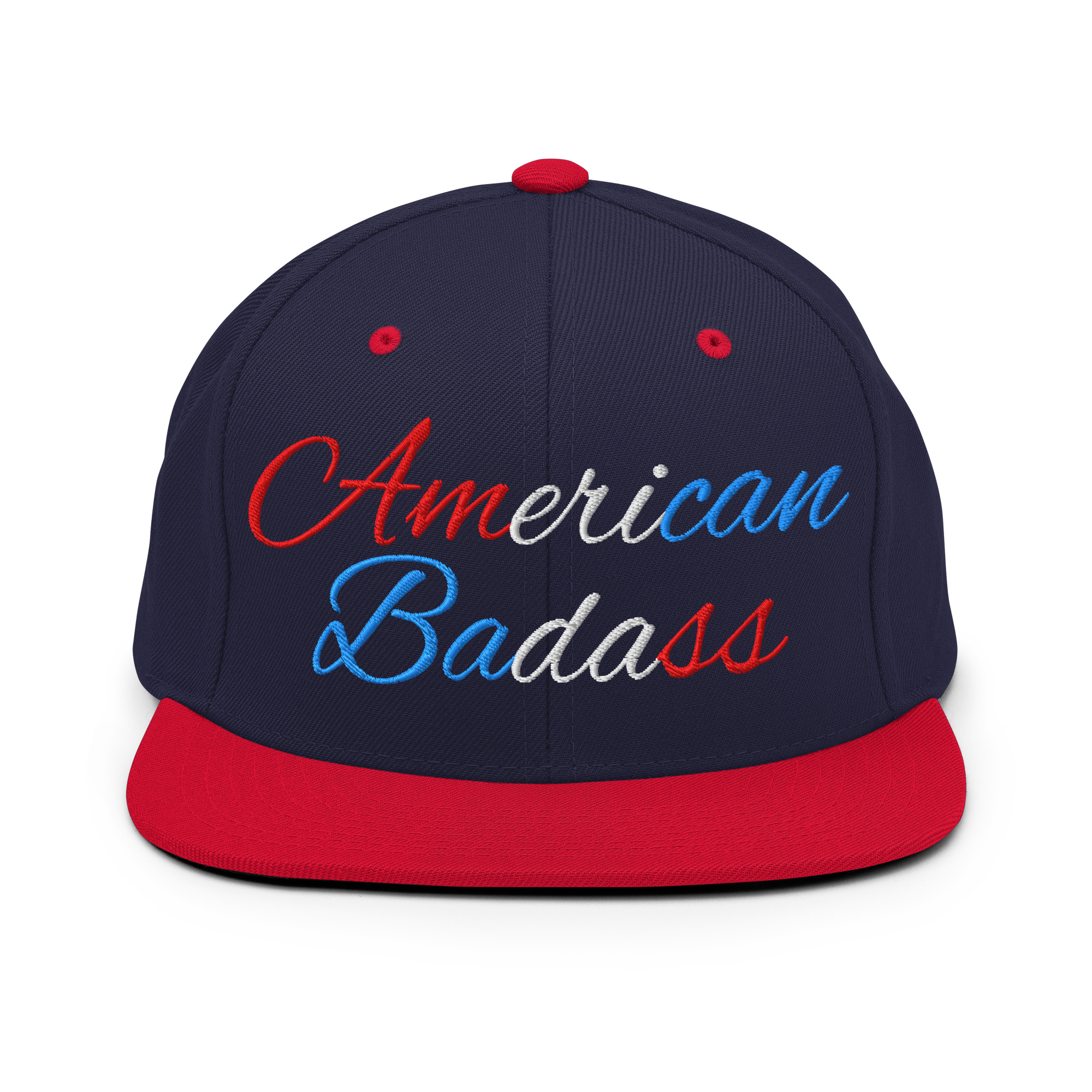 Kid Rock American Badass Flat Brim Snapback Hat - Image 11