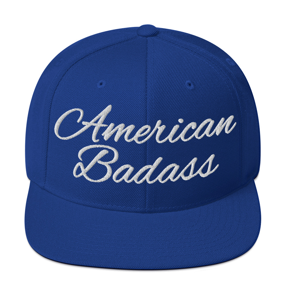 Kid Rock American Badass Flat Brim Snapback Hat - Image 10