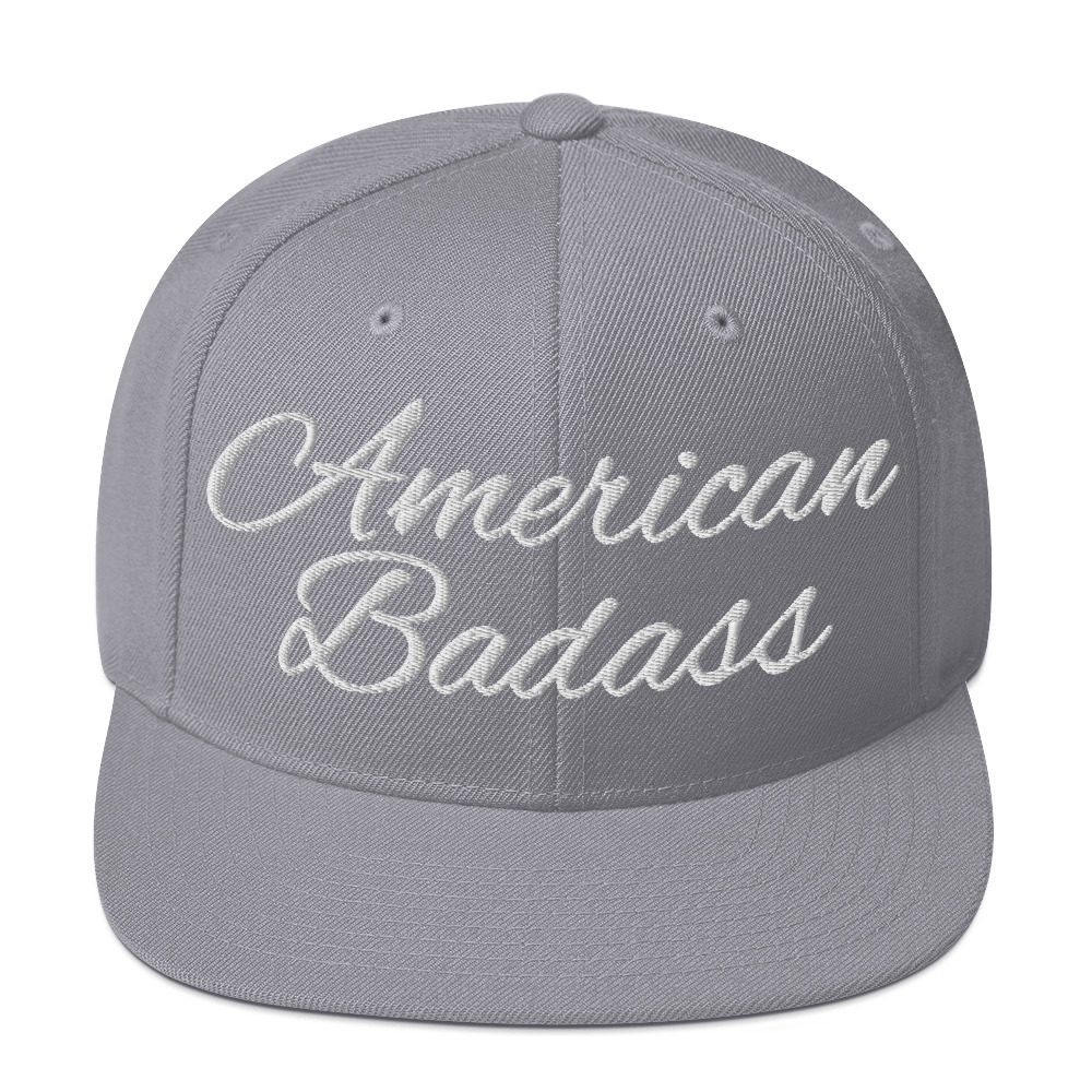 Kid Rock American Badass Flat Brim Snapback Hat - Image 17