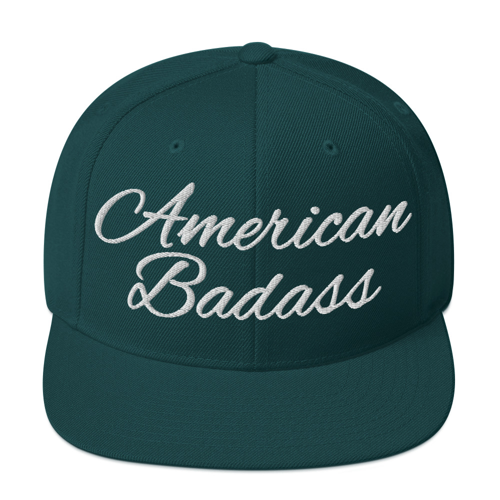 Kid Rock American Badass Flat Brim Snapback Hat - Image 13
