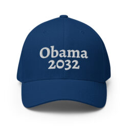 OBAMA 2032 Closed Back Baseball Cap (Embroidered)