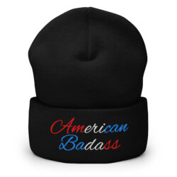 Kid Rock American Badass (Red White and Blue) Cuffed Beanie