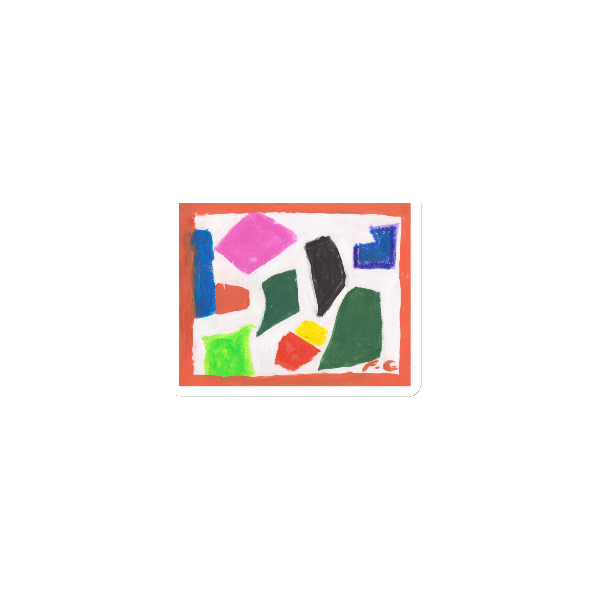 Francoise Gagnon (The Snail - Henri Matisse 1953) Magnet - Image 2