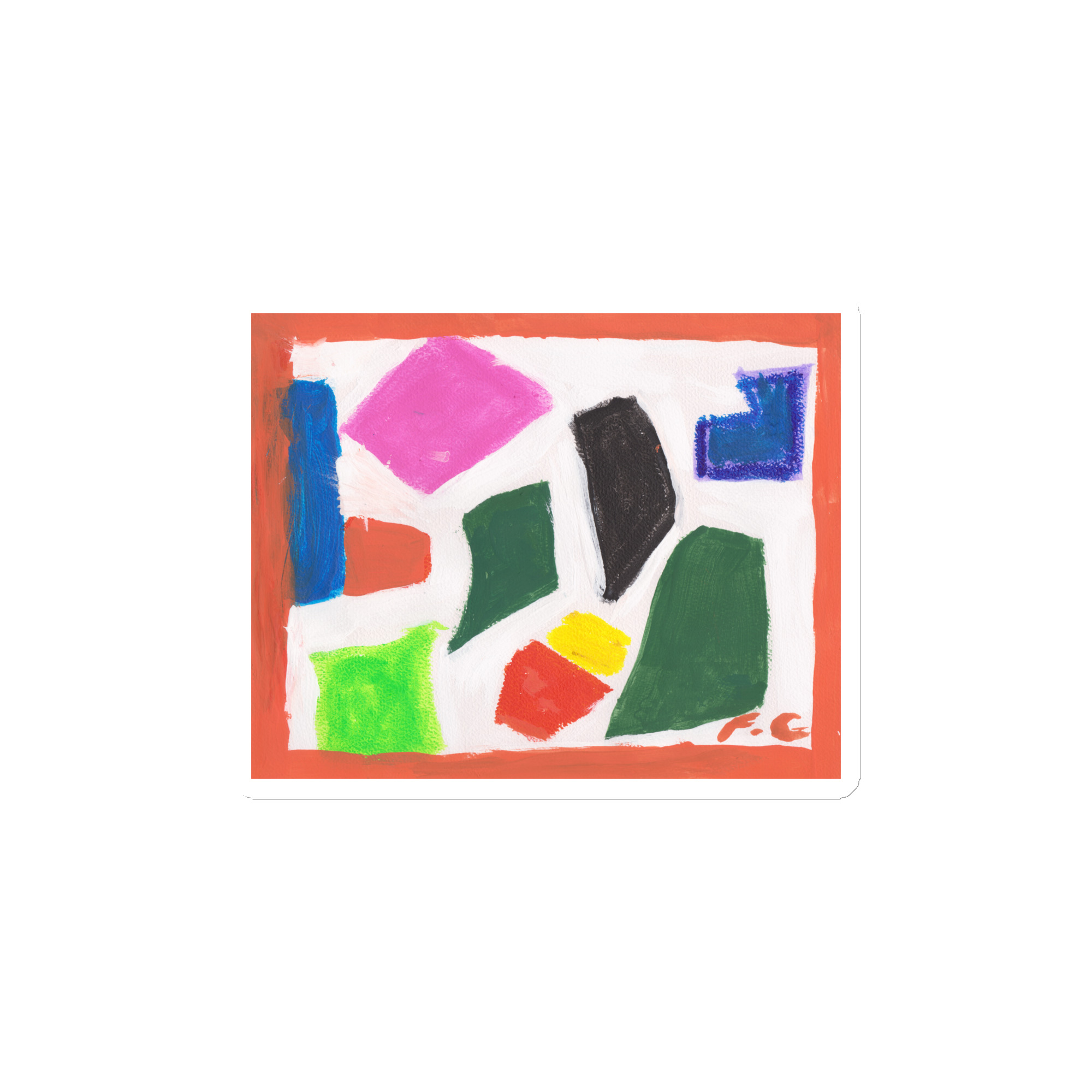 Francoise Gagnon (The Snail - Henri Matisse 1953) Magnet - Image 3