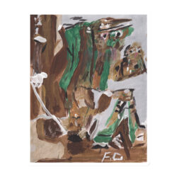 Francoise Gagnon (Woodmen - Georg Baselitz) Magnet