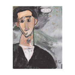 Francoise Gagnon (Portrait of Juan Gris - Amedeo Modigliani 1915) Magnet