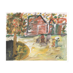 Francoise Gagnon (The Factory - Maurice Utrillo 1923) Magnet