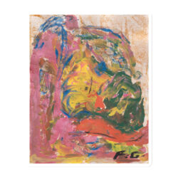 Francoise Gagnon (Corner Piece - Lynda Benglis) Magnet