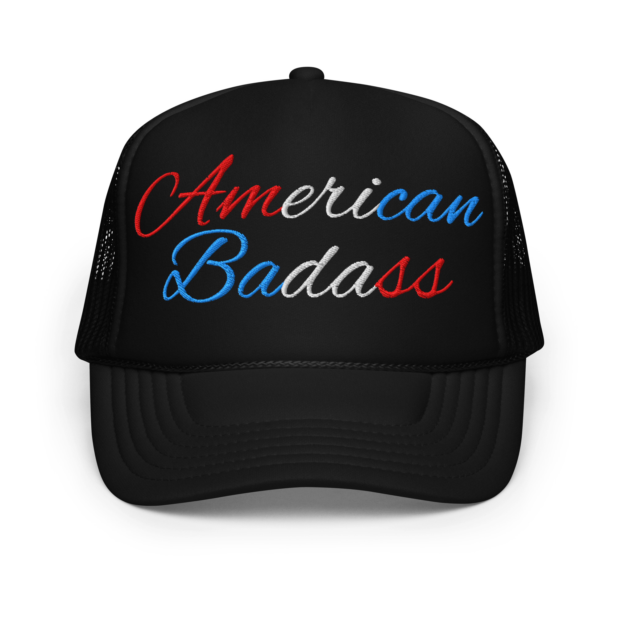 Kid Rock American Badass (Red White and Blue) Foam trucker hat
