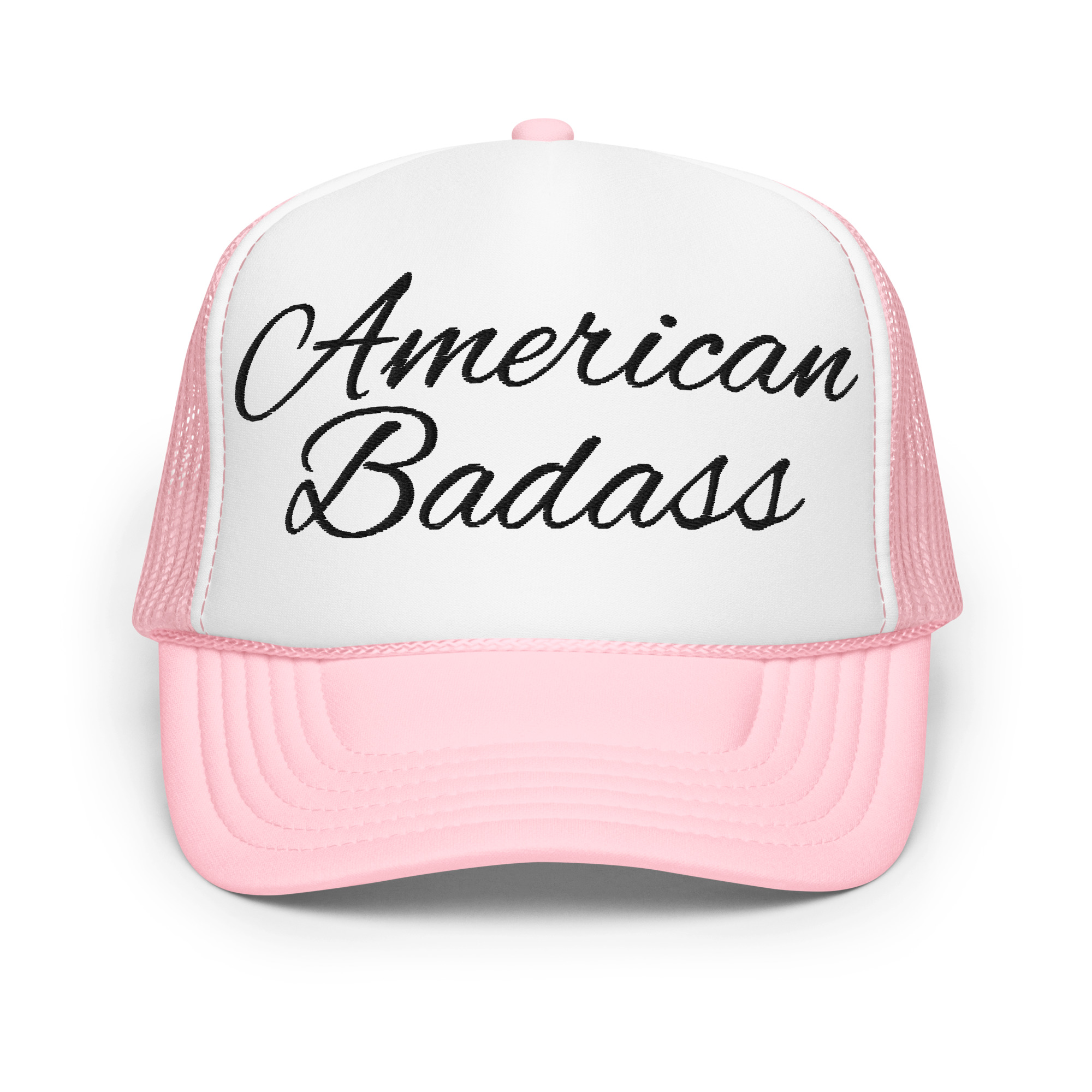 Kid Rock American Badass (Black Embroidery) Foam trucker hat - Image 8