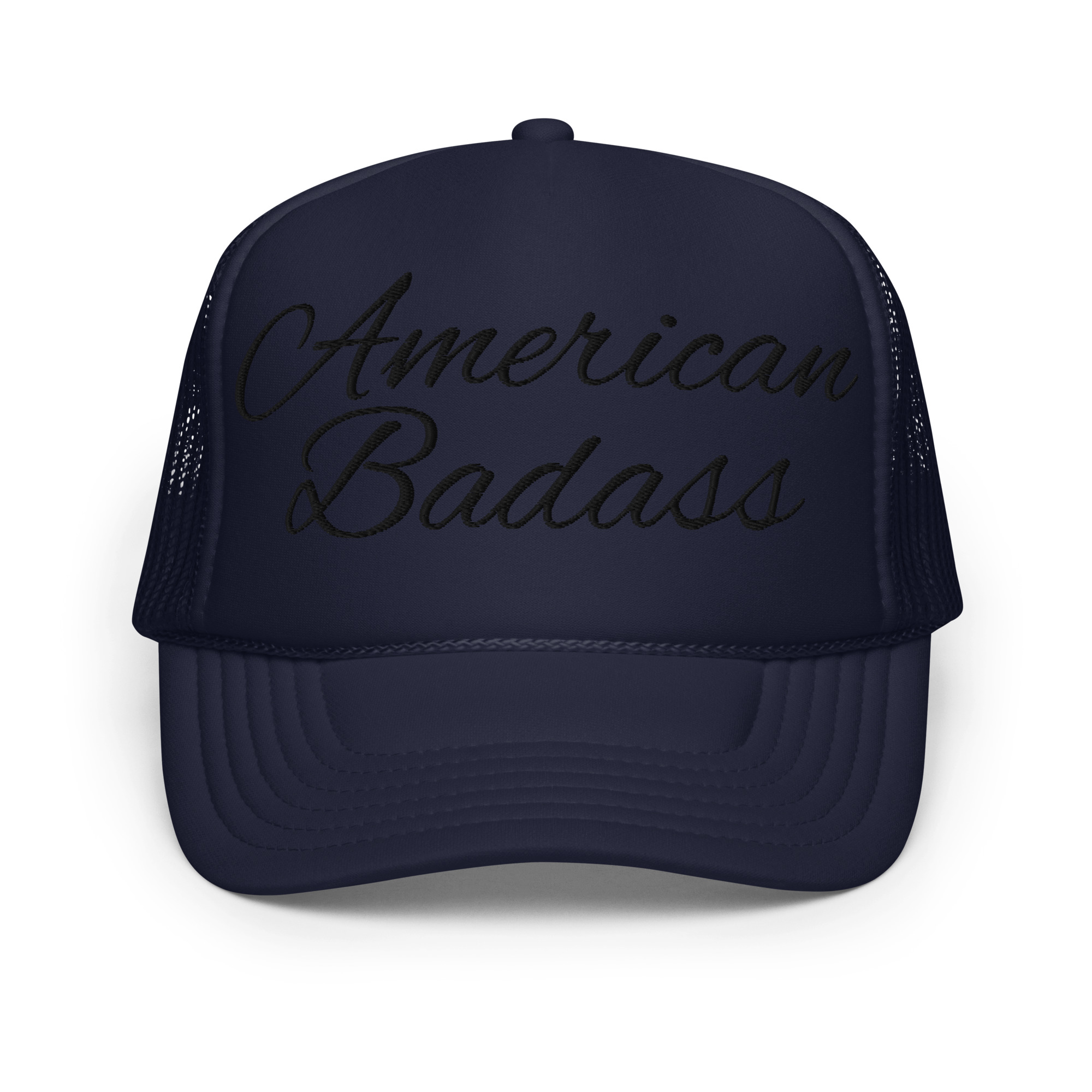 Kid Rock American Badass (Black Embroidery) Foam trucker hat - Image 5
