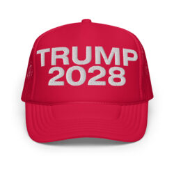 TRUMP 2028 trucker Hat (Embroidered)