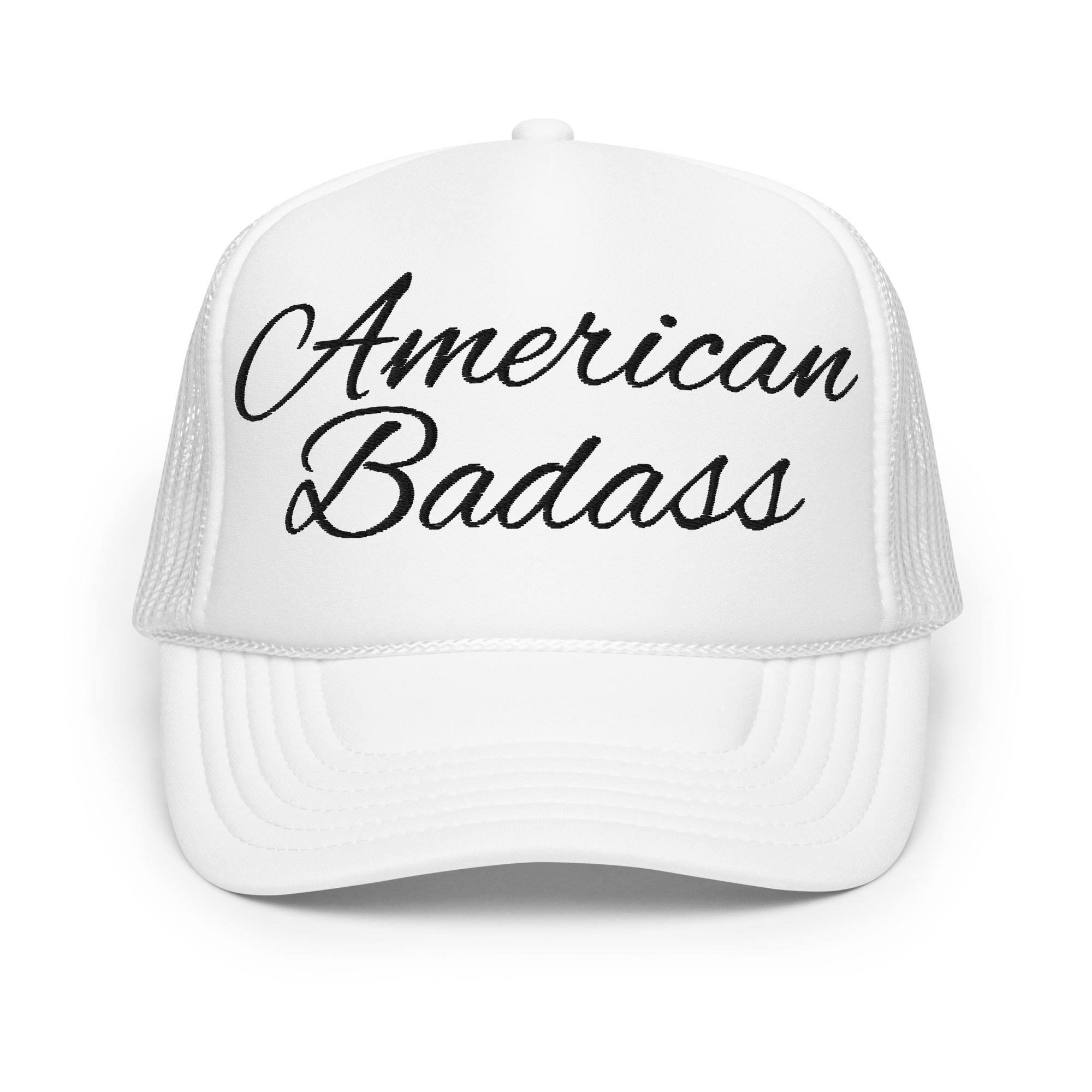 Kid Rock American Badass (Black Embroidery) Foam trucker hat - Image 10