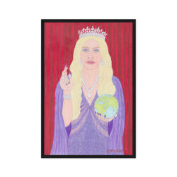 Queen Cecilia III™ Framed Canvas Print (24″x36″) Ready to Hang - The Most Expensive ArtWork In The World