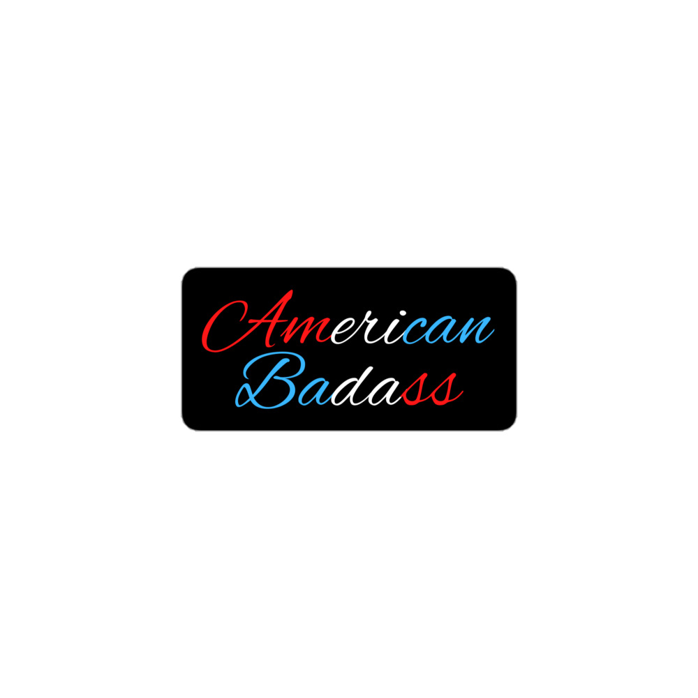 Kid Rock American Badass Red White and Blue sticker - Image 2