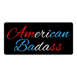 Kid Rock American Badass Red White and Blue sticker